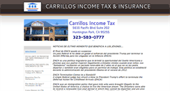 Desktop Screenshot of carrillostax.com